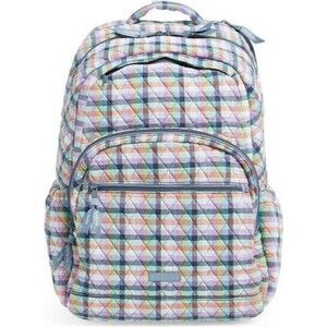 Vera Bradley Essential Large Backpack  Gingham Plaid-NWT